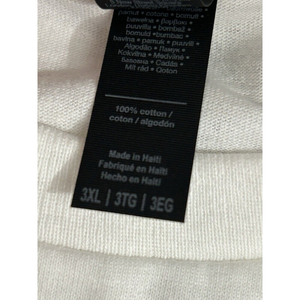 Anti Ice Funny Political Protest Graphic Shirt White Men 3XL Gildan Heavy Cotton - Picture 6 of 6